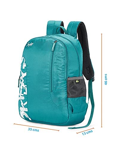 Skybags Casual Backpack 28L, 2 Main Compartments, Bottle Pocket, Front Pocket, Padded Shoulder Strap