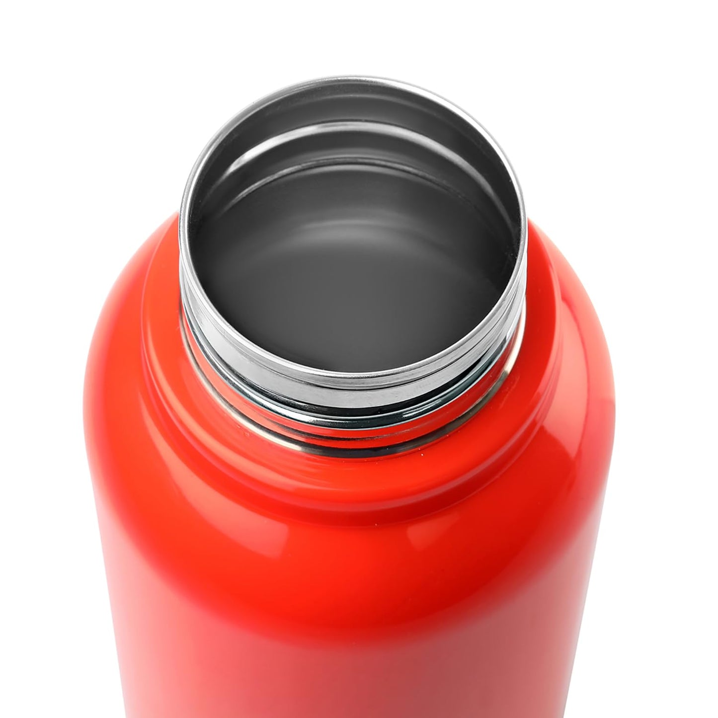 CELLO Puro Steel-X Benz 900 | Leak Proof| Wide Mouth & Easy to Open | Insulated Inner Steel Water Bottle | 650ml | Peach