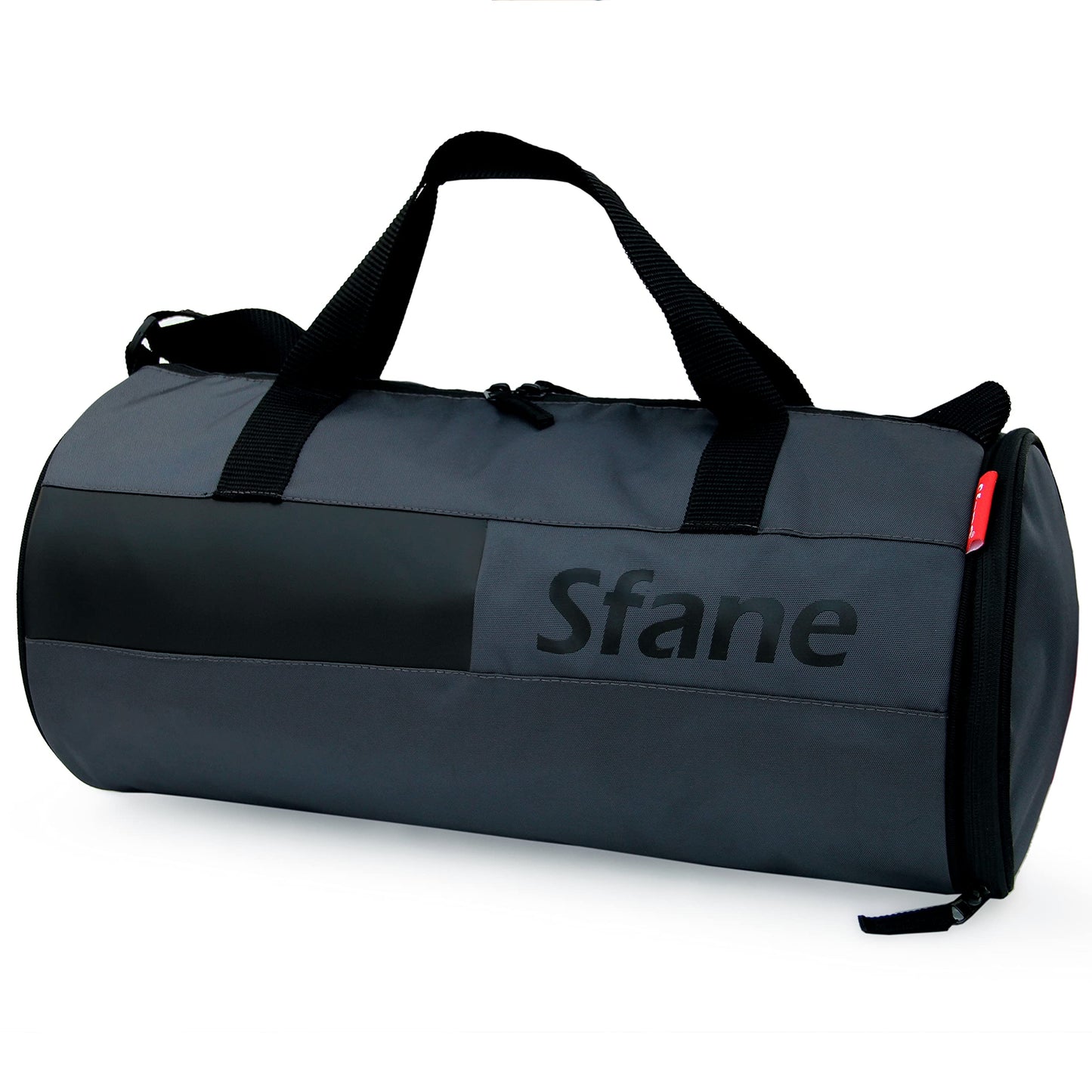 Sfane Polyester 23cms Duffle/Shoulder/Gym Bag for Men & Women with Separate Shoe Compartment (Grey)
