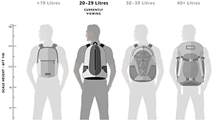 Skybags Casual Backpack 28L, 2 Main Compartments, Bottle Pocket, Front Pocket, Padded Shoulder Strap