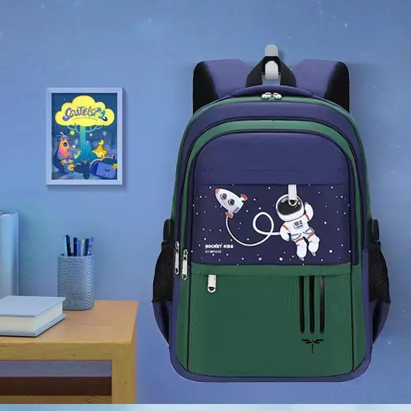 Impulse Astronaut 25L Unisex Stylish &Trendy Water Resistant printed Bag, College travel Backpack, School Bag for boys & girls with 1 Year Warranty