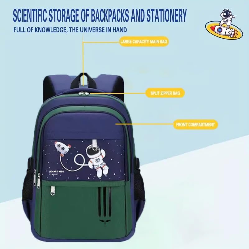 Impulse Astronaut 25L Unisex Stylish &Trendy Water Resistant printed Bag, College travel Backpack, School Bag for boys & girls with 1 Year Warranty