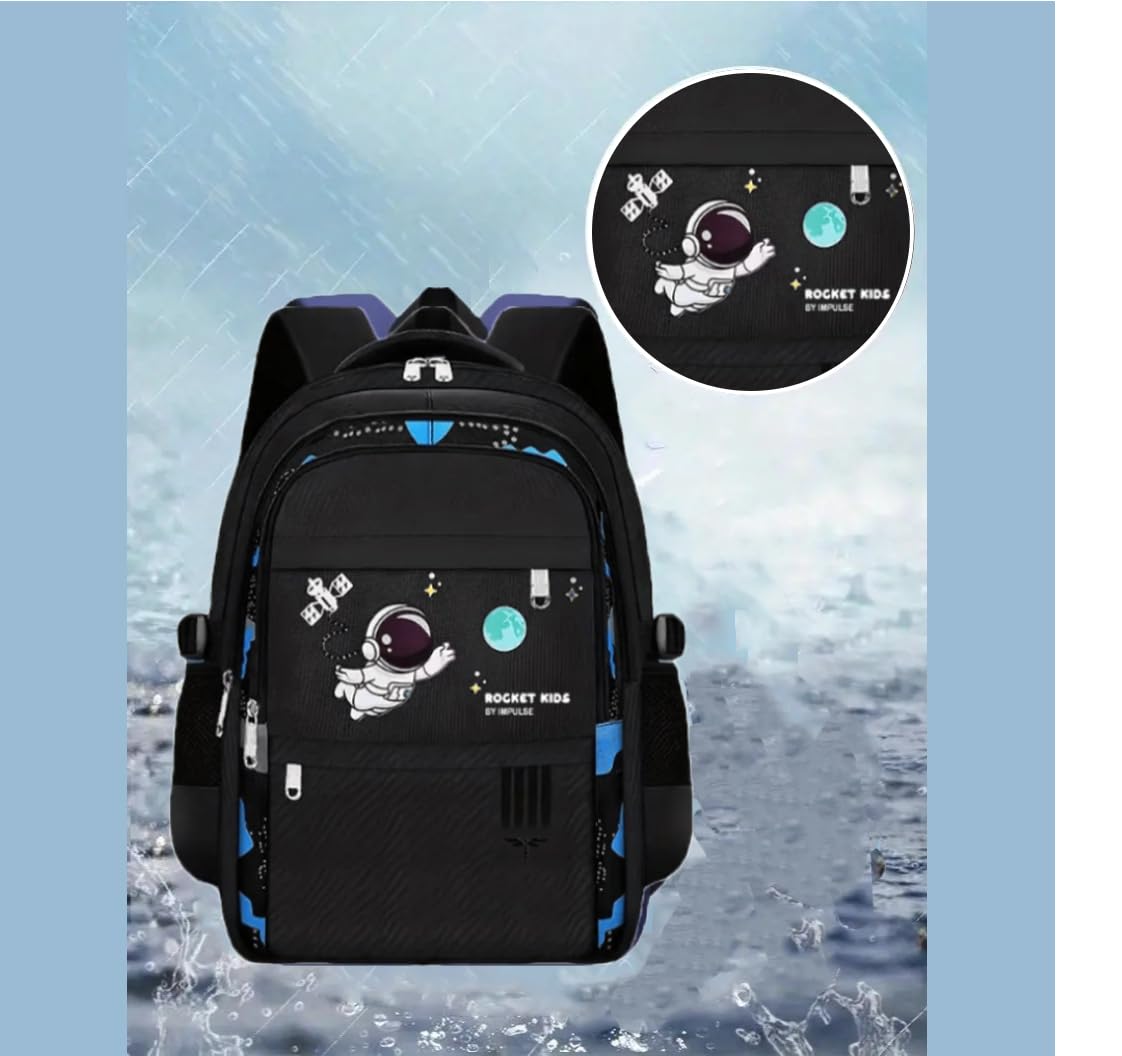 Impulse Astronaut 25L Unisex Stylish &Trendy Water Resistant printed Bag, College travel Backpack, School Bag for boys & girls with 1 Year Warranty