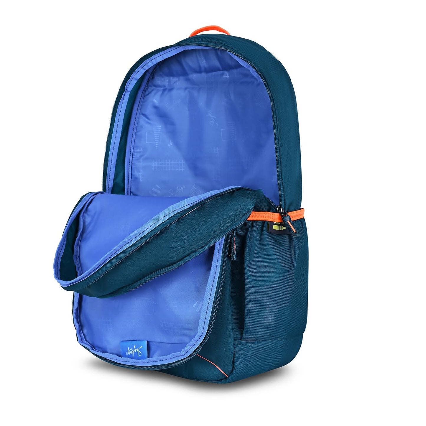 Skybags Casual Backpack 28L, 2 Main Compartments, Bottle Pocket, Front Pocket, Padded Shoulder Strap