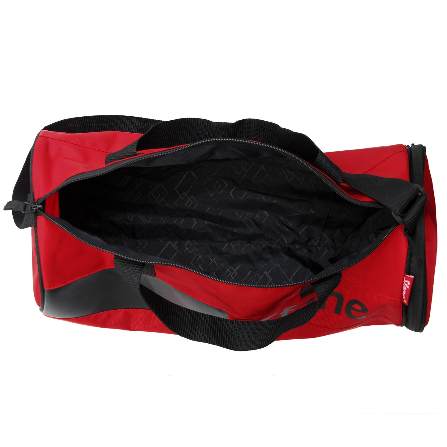 Sfane Polyester 23cms Duffle/Shoulder/Gym Bag for Men & Women with Separate Shoe Compartment (Grey)