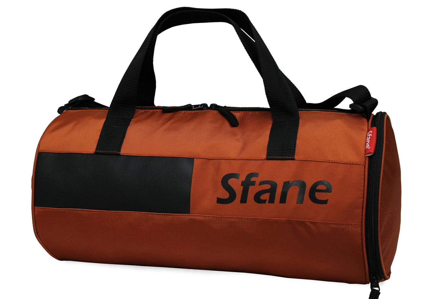Sfane Polyester 23cms Duffle/Shoulder/Gym Bag for Men & Women with Separate Shoe Compartment (Grey)
