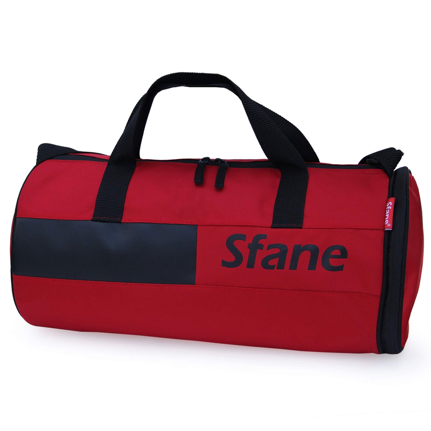 Sfane Polyester 23cms Duffle/Shoulder/Gym Bag for Men & Women with Separate Shoe Compartment (Grey)