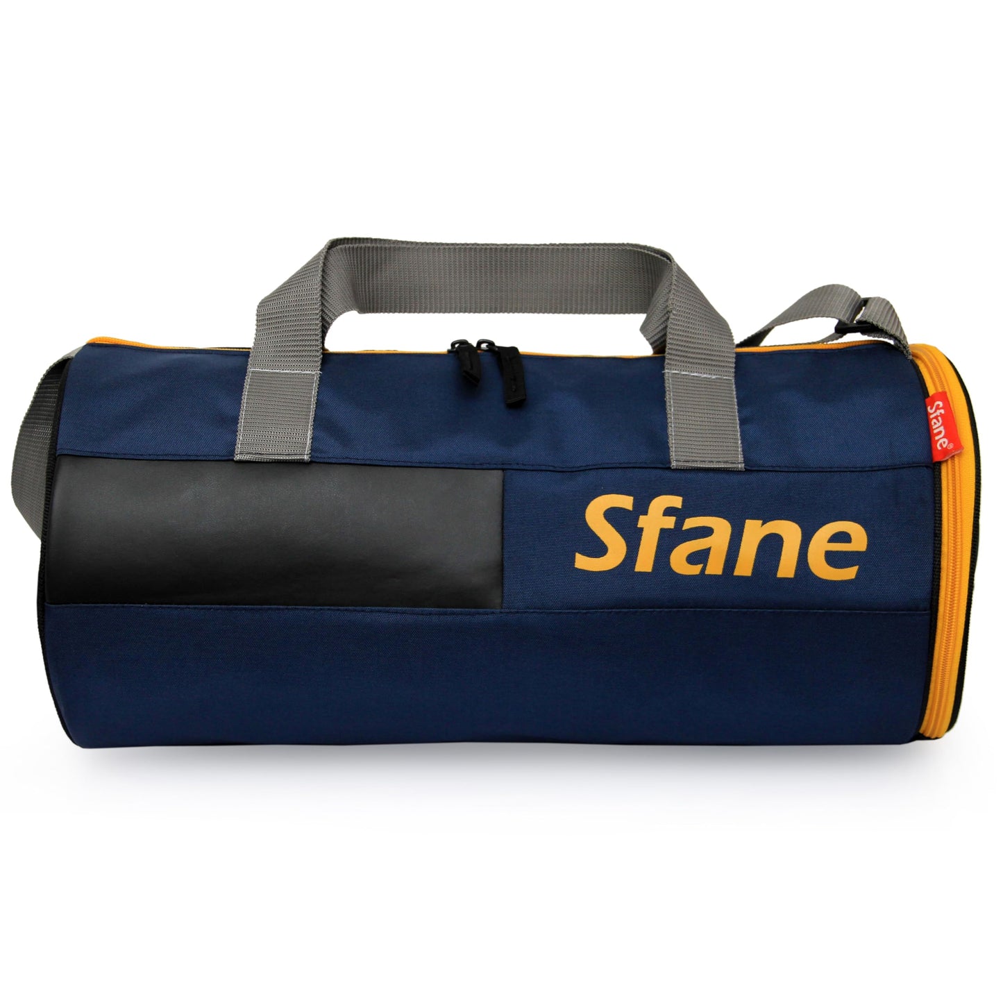 Sfane Polyester 23cms Duffle/Shoulder/Gym Bag for Men & Women with Separate Shoe Compartment (Grey)
