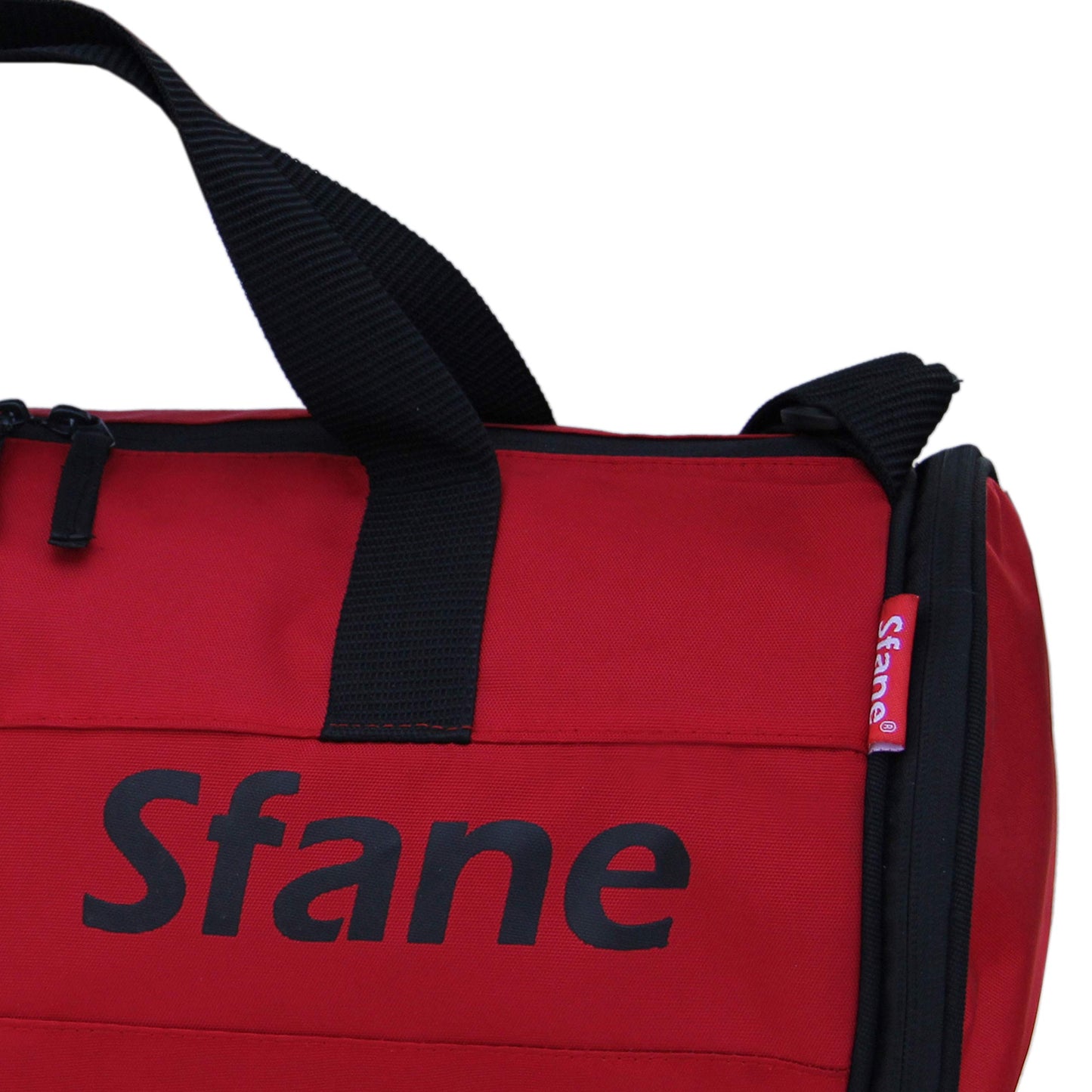 Sfane Polyester 23cms Duffle/Shoulder/Gym Bag for Men & Women with Separate Shoe Compartment (Grey)