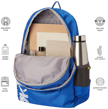 Skybags Casual Backpack 28L, 2 Main Compartments, Bottle Pocket, Front Pocket, Padded Shoulder Strap