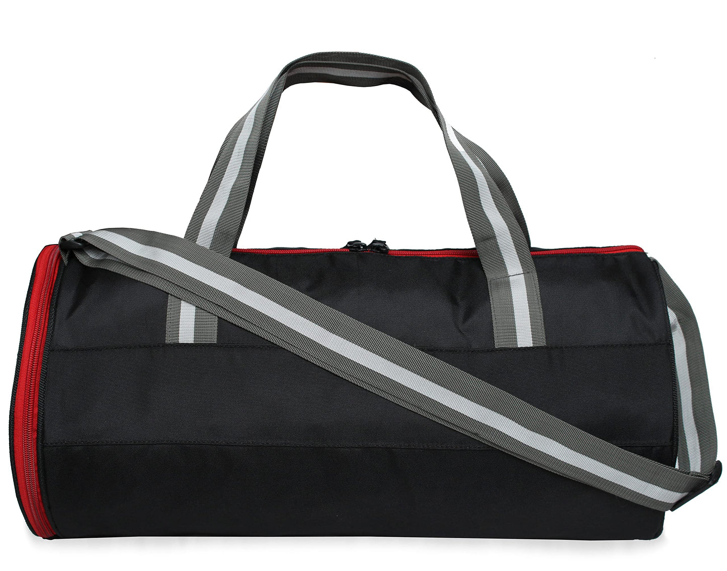 Sfane Polyester 23cms Duffle/Shoulder/Gym Bag for Men & Women with Separate Shoe Compartment (Grey)