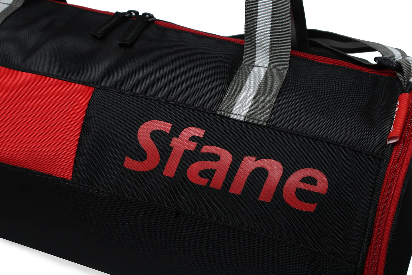 Sfane Polyester 23cms Duffle/Shoulder/Gym Bag for Men & Women with Separate Shoe Compartment (Grey)