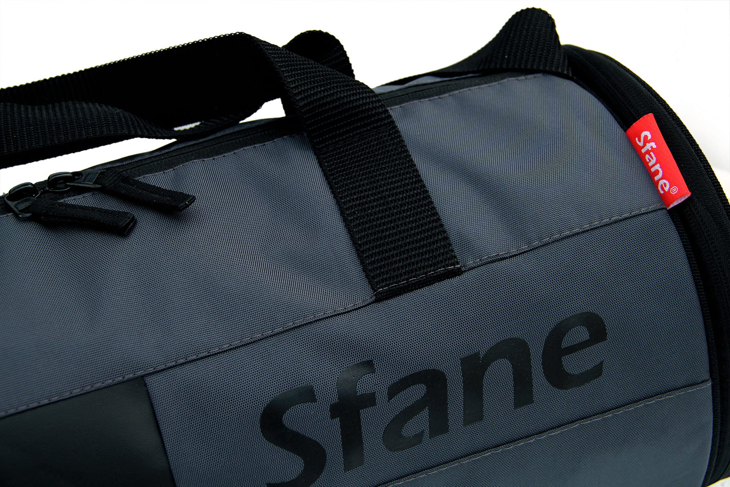 Sfane Polyester 23cms Duffle/Shoulder/Gym Bag for Men & Women with Separate Shoe Compartment (Grey)