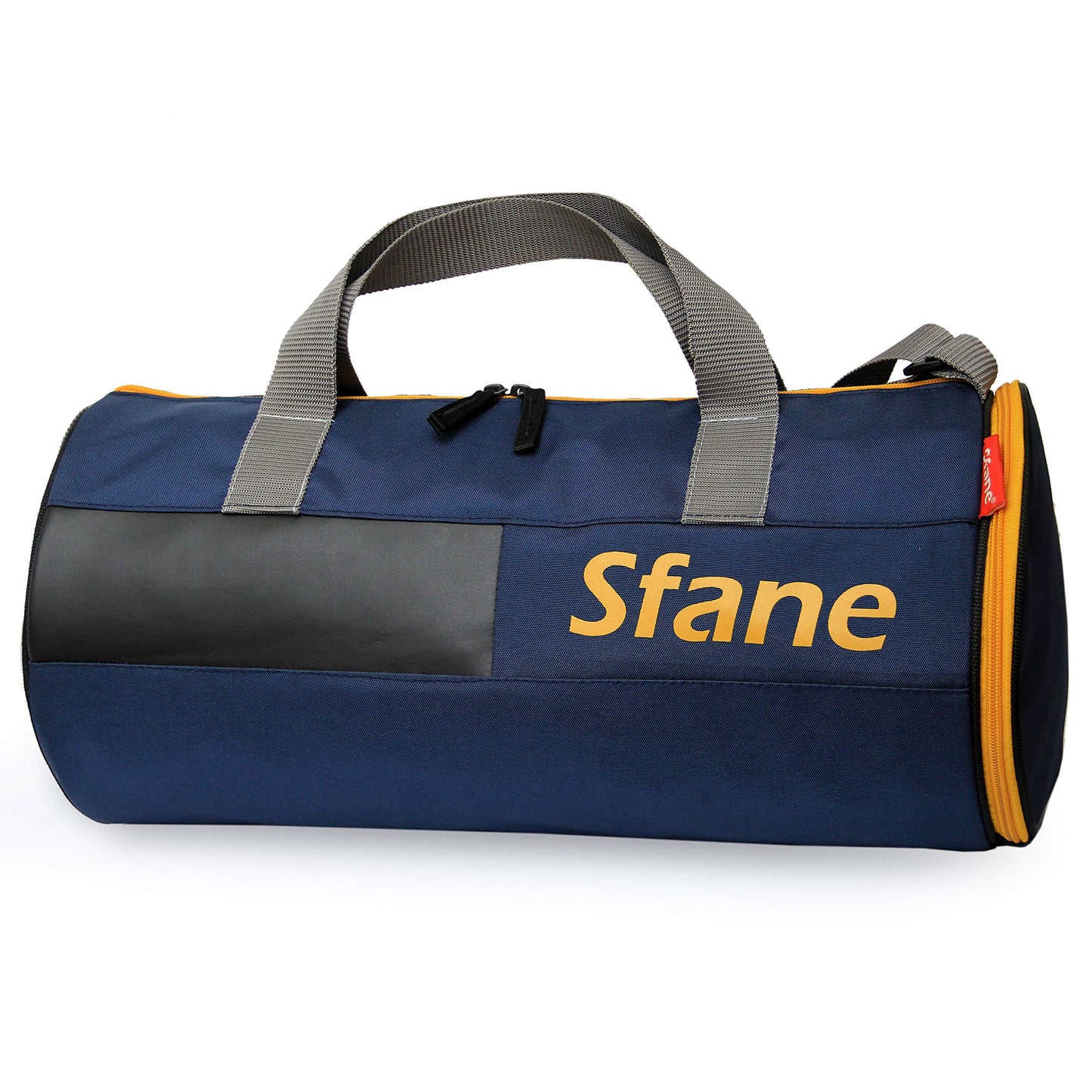 Sfane Polyester 23cms Duffle/Shoulder/Gym Bag for Men & Women with Separate Shoe Compartment (Grey)
