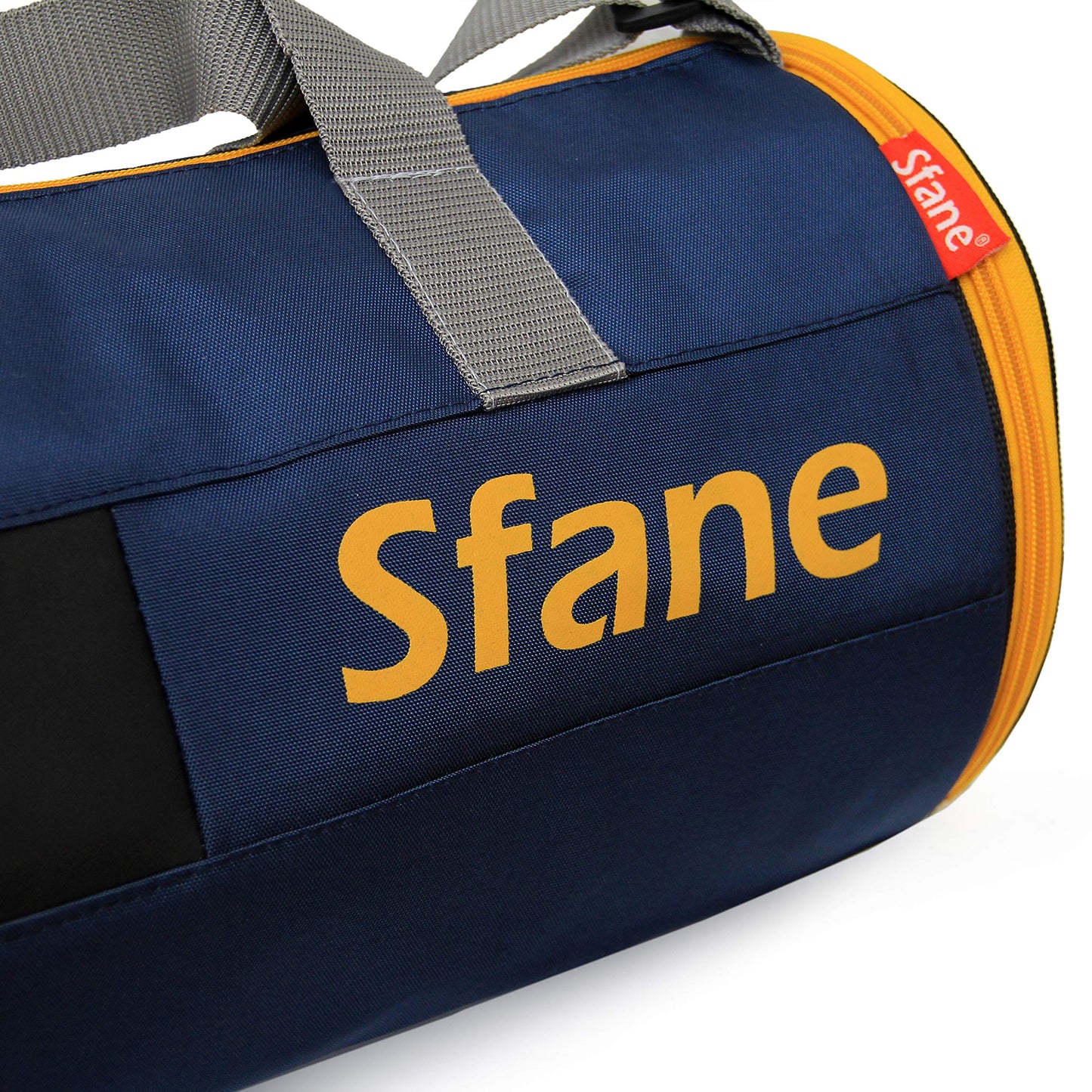 Sfane Polyester 23cms Duffle/Shoulder/Gym Bag for Men & Women with Separate Shoe Compartment (Grey)