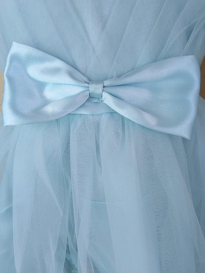 Elegant  Blue frock for party