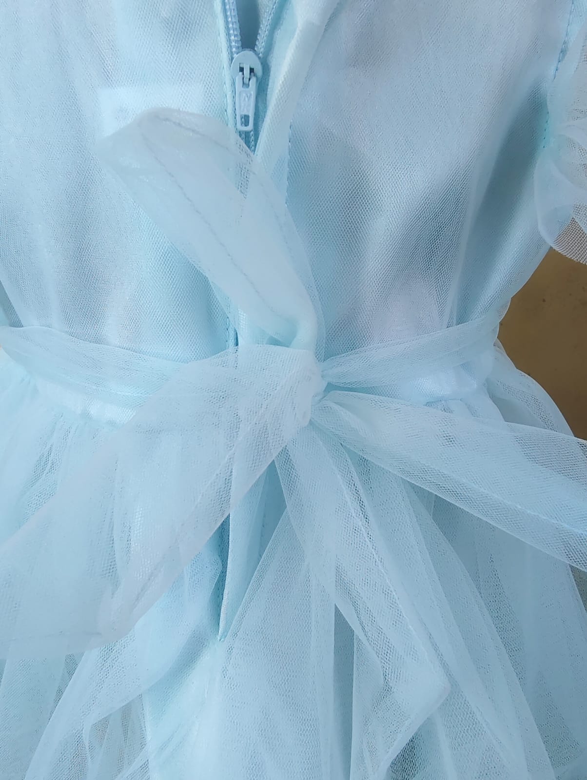 Elegant  Blue frock for party